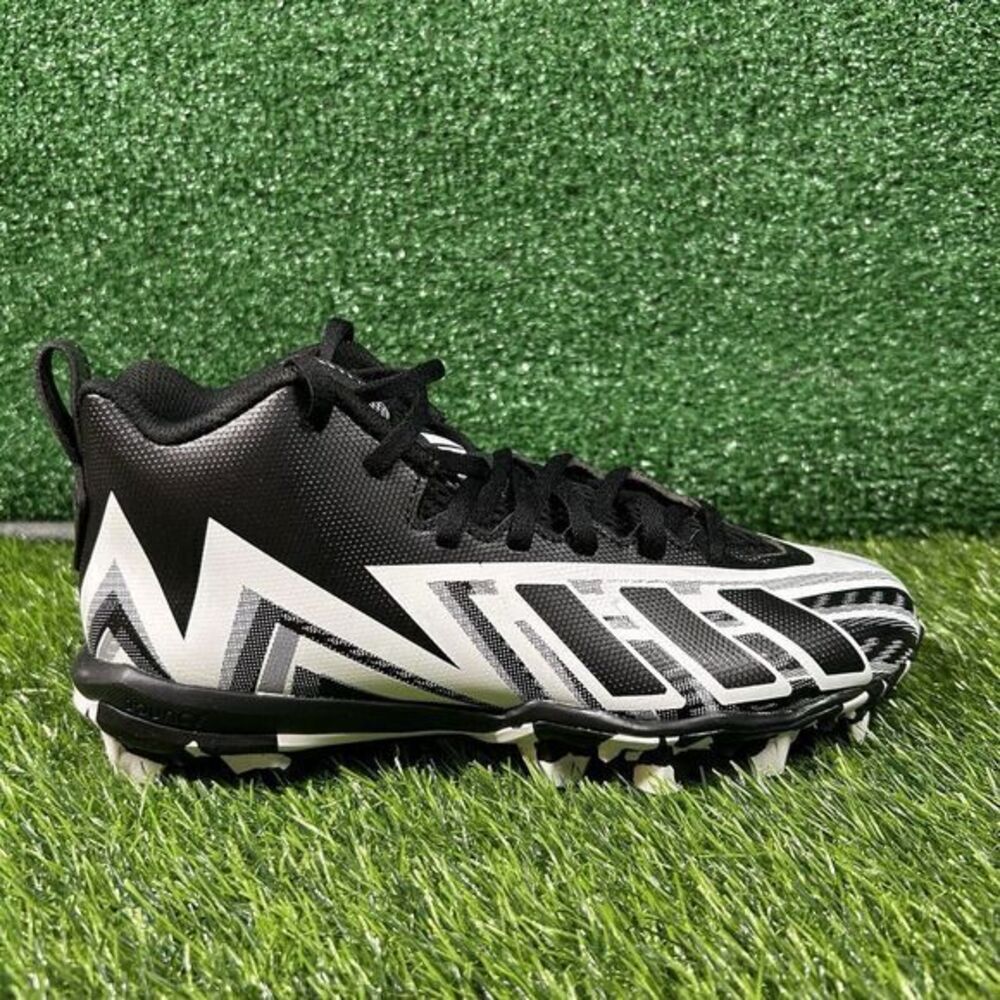 Adidas Freak Spark MD J 23 Boys 5Y Black White Football Cleats Shoes‎ HP5962 New